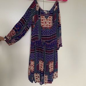 American Eagle Long, Open Sleeved Dress